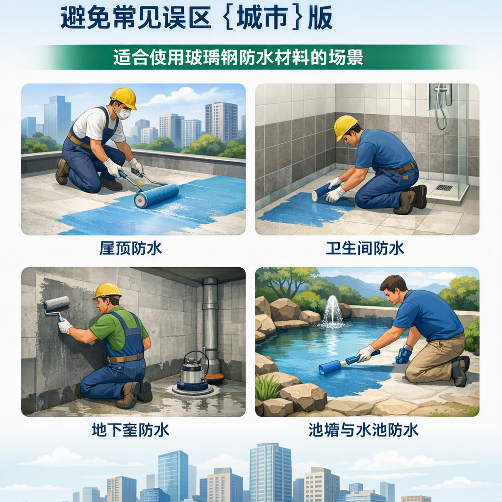 玻璃钢防水材料施工注意事项,避免常见误区 普洱 版