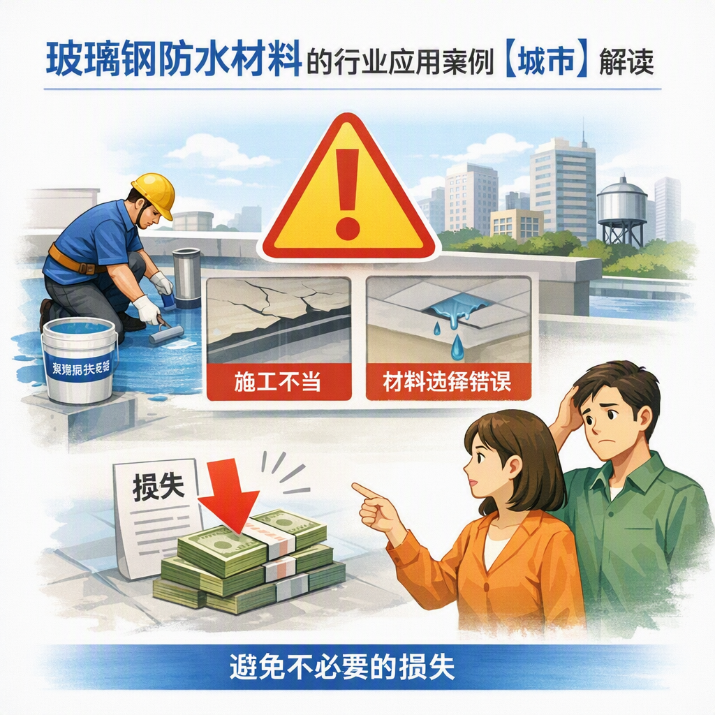 玻璃钢防水材料的行业应用案例，普洱解读