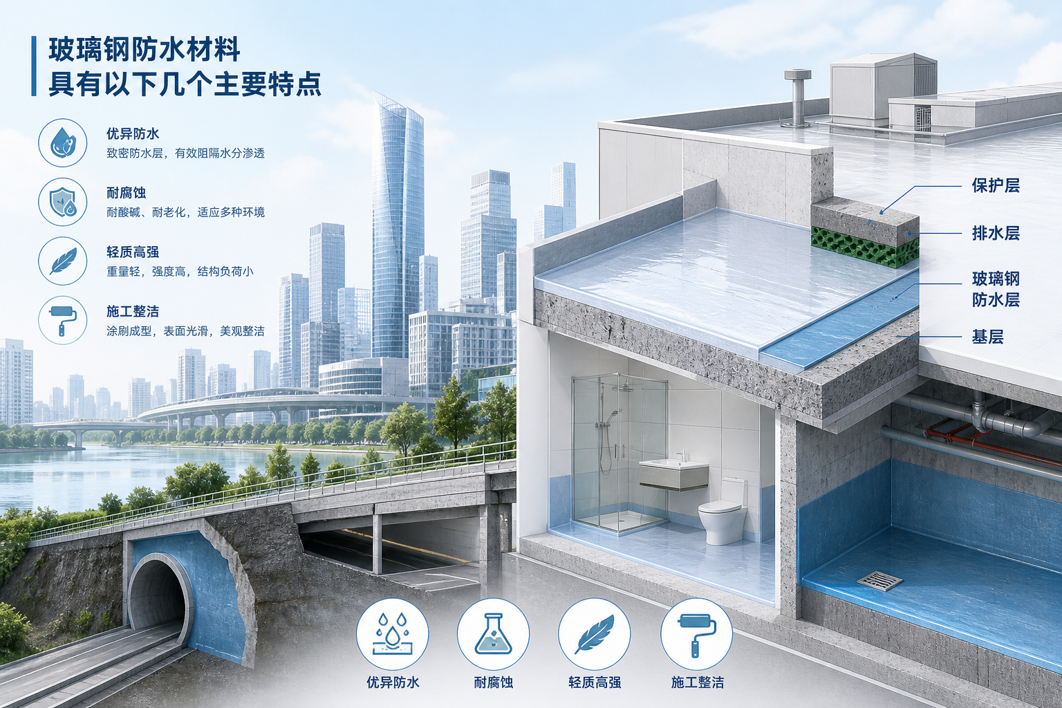 2023年玻璃钢防水材料市场趋势分析，关注 普洱 发展