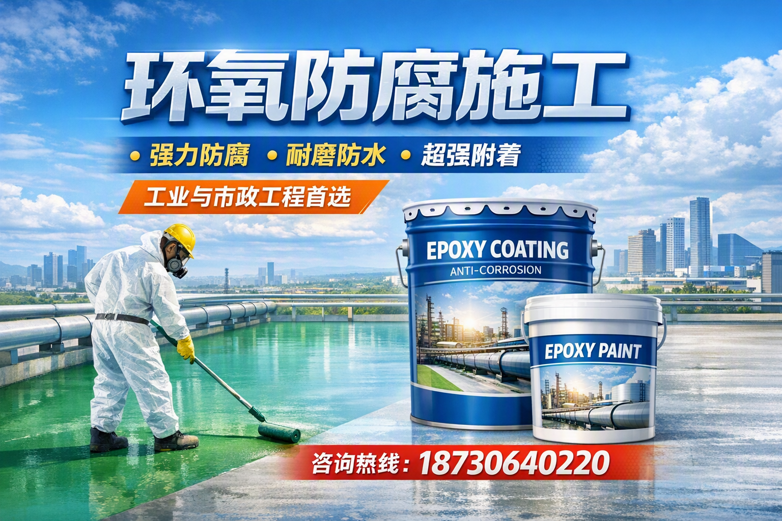在 普洱 进行环氧防腐施工的注意事项