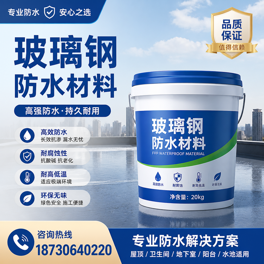 了解玻璃钢防水材料的市场趋势，普洱 企业不可不知